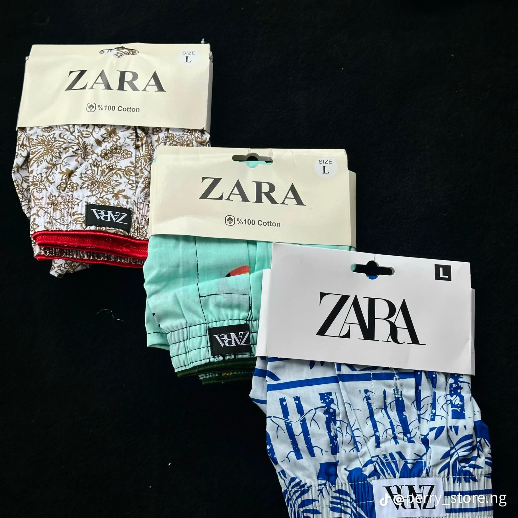 3 piece ZARA MEN BOXERS